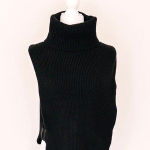 Anthropologie open-side turtleneck sweater vest